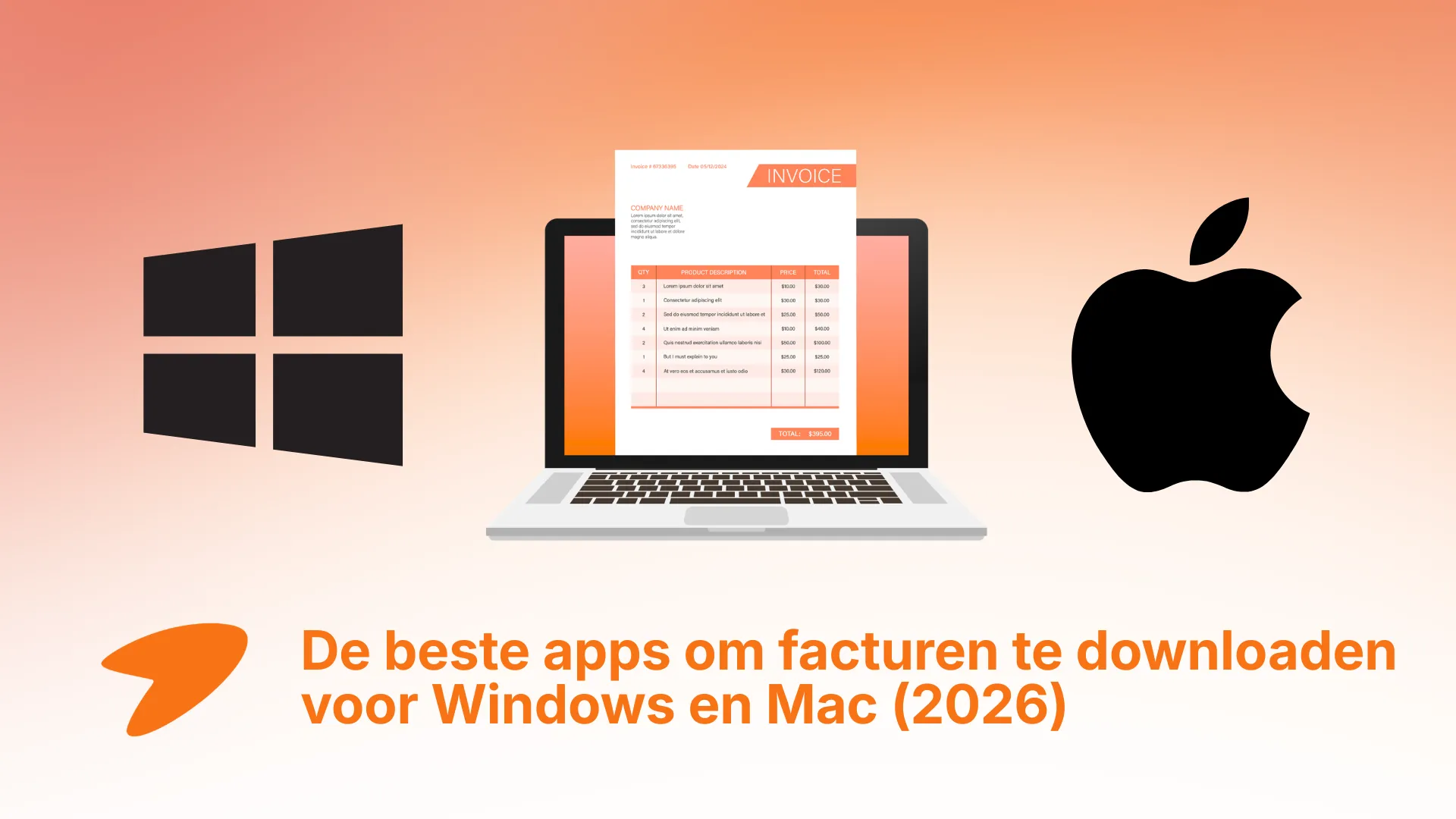 Tailride desktop-app voor het automatisch ophalen van facturen uit leveranciersportalen