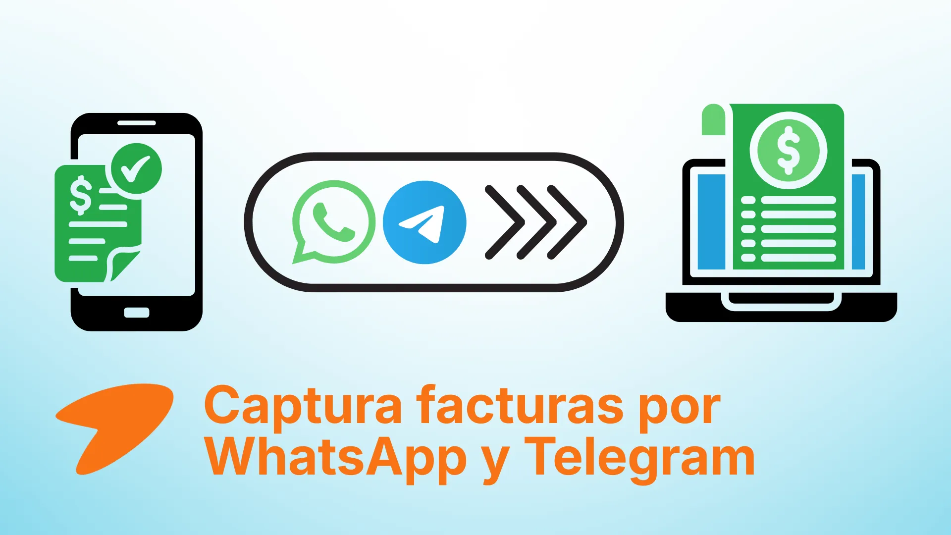 Cómo capturar facturas por WhatsApp y Telegram paso a paso