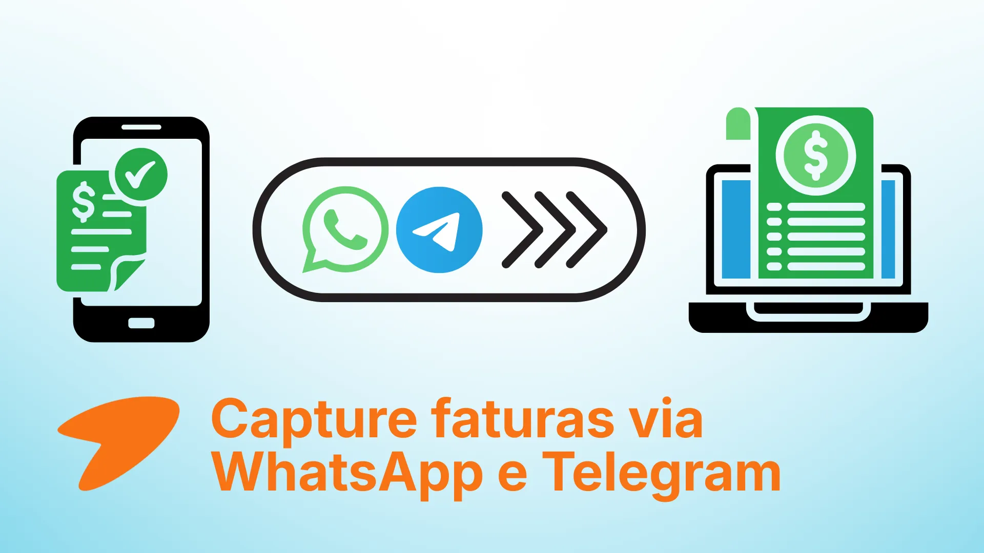 Como capturar faturas pelo WhatsApp e Telegram