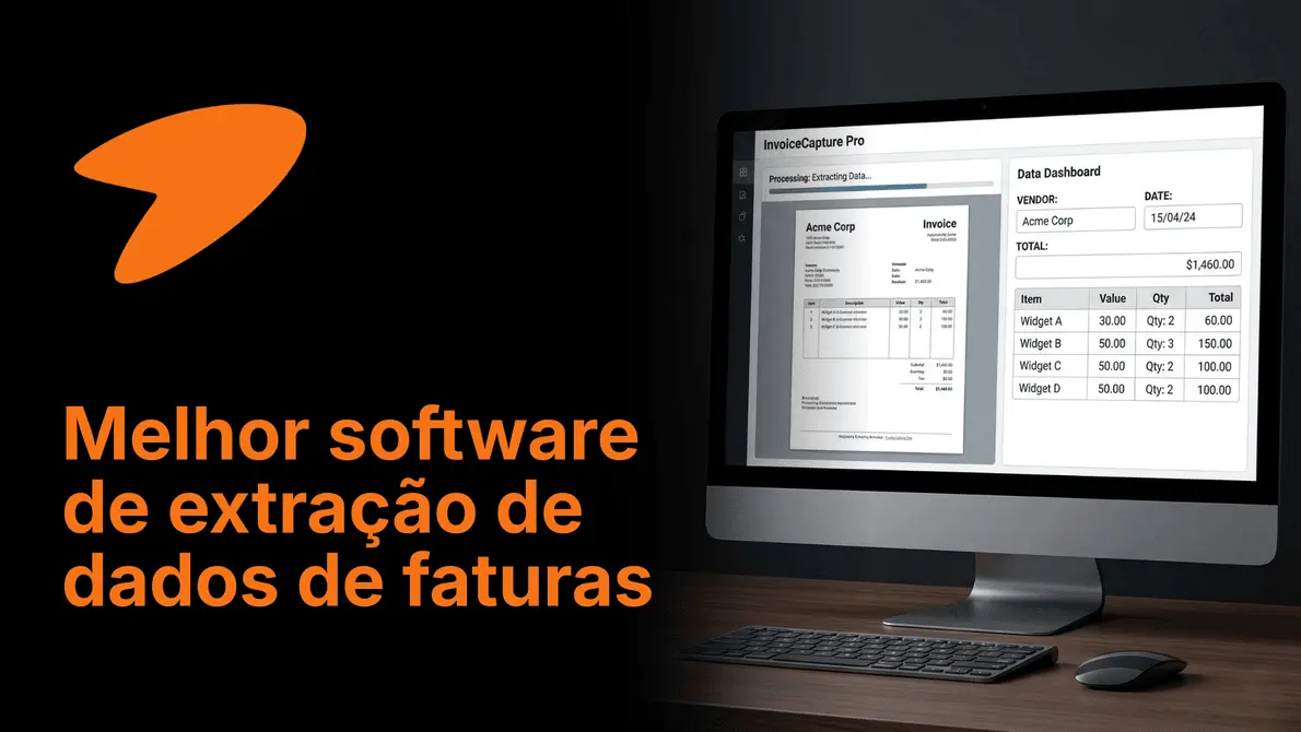 Comparação do melhor software de extração de dados de faturas com IA em 2026.