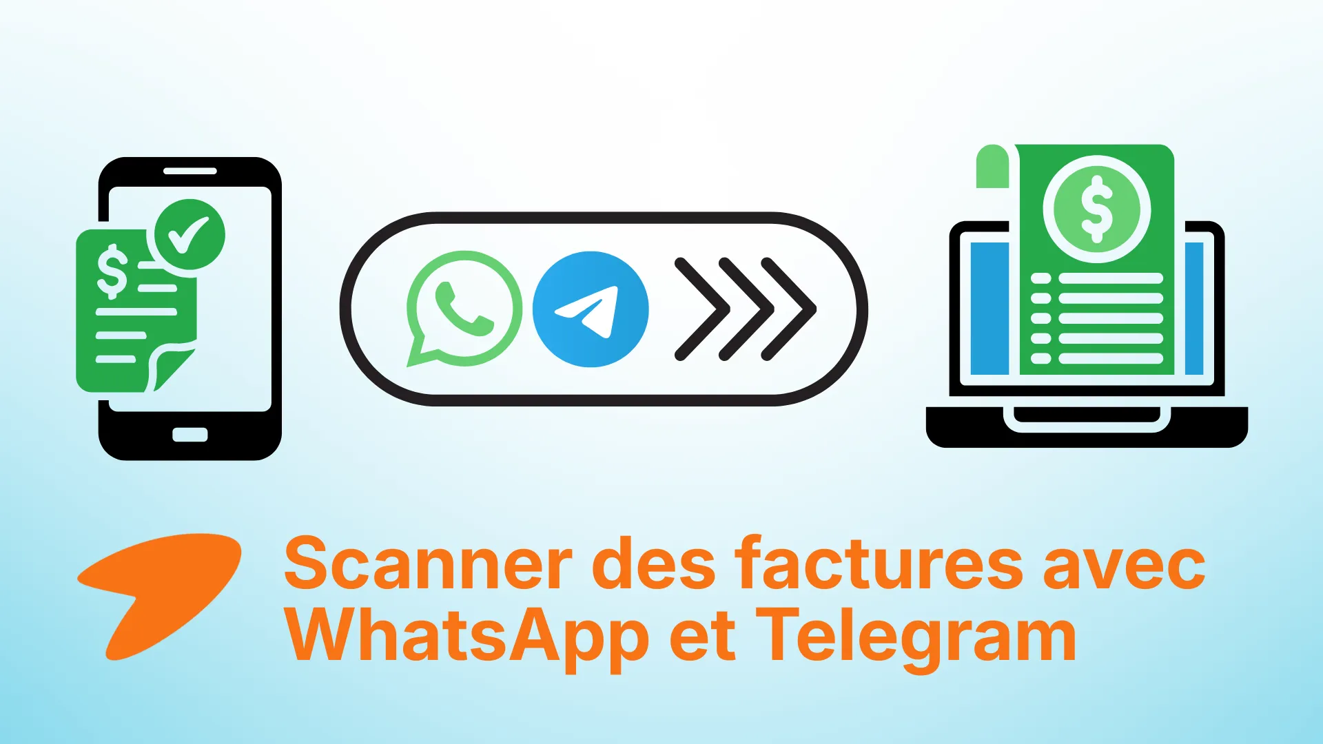 Scanner des factures avec WhatsApp et Telegram grâce à l'IA de Tailride