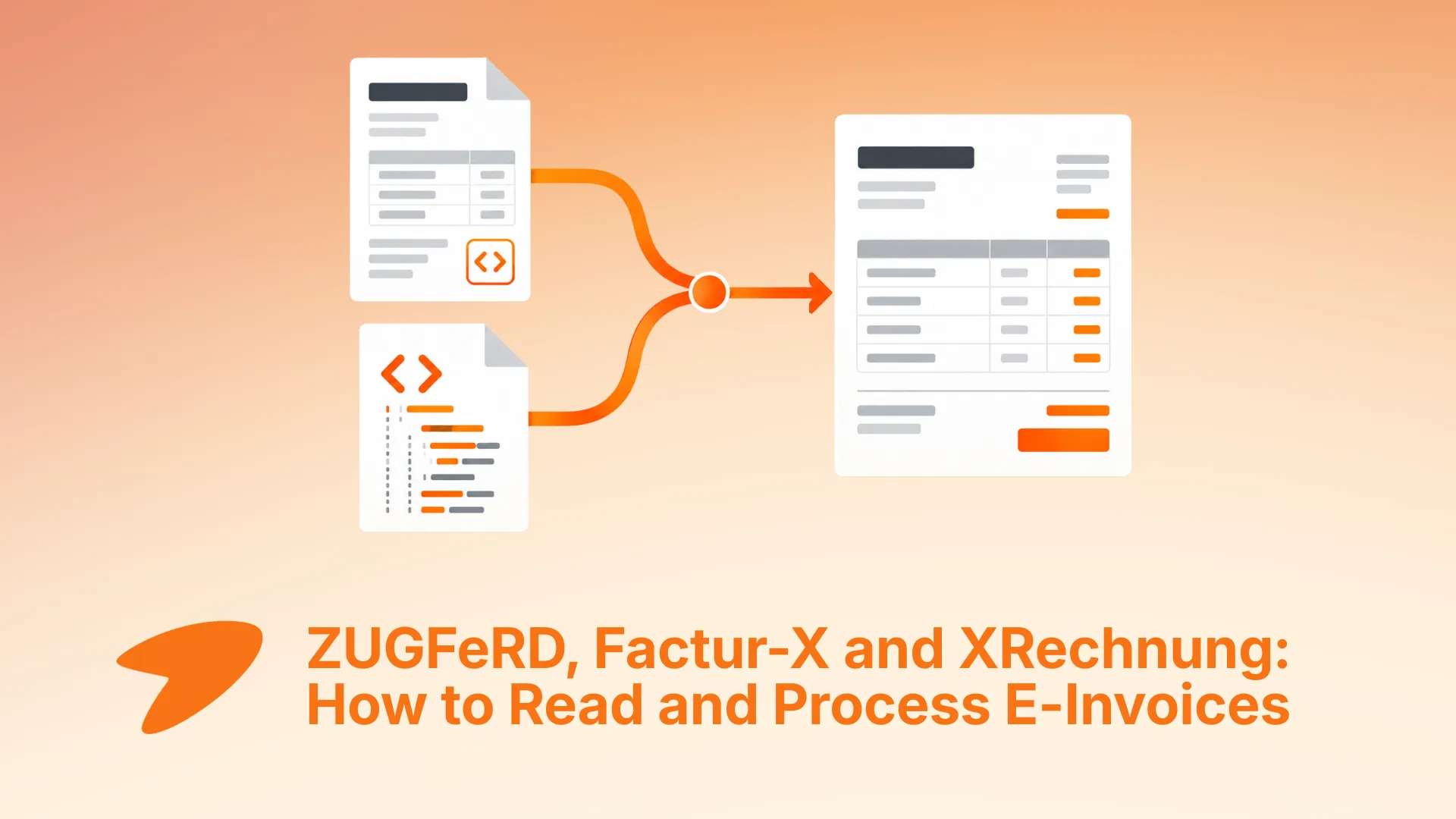 ZUGFeRD, Factur-X and XRechnung: How to Read and Process E-Invoices