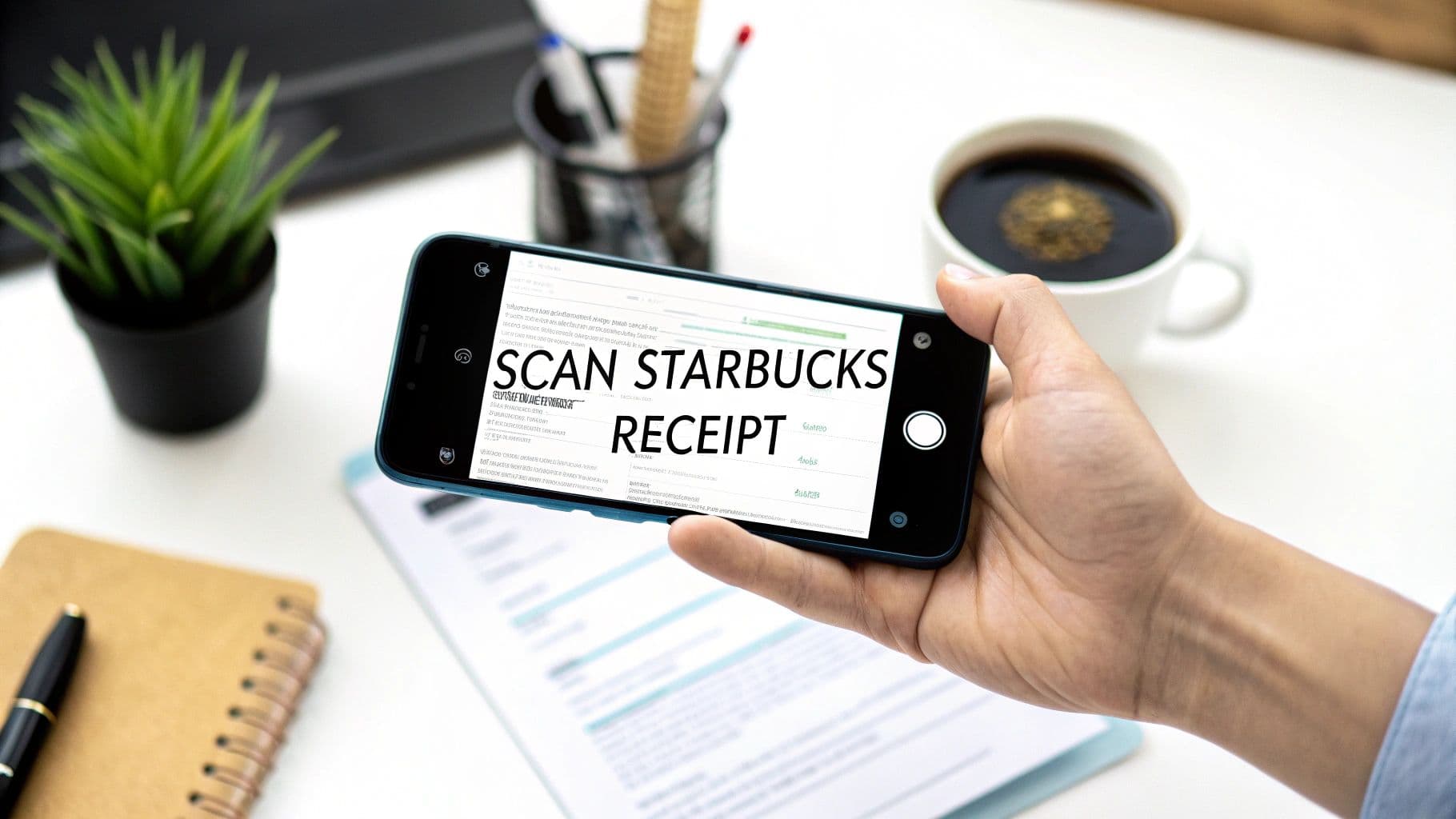 How to Scan a Receipt From Starbucks The Right Way